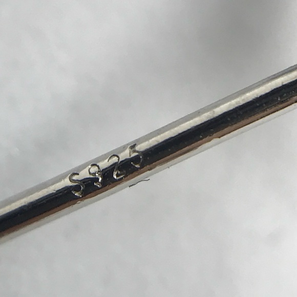 925 sterling silver elegant dangle earrings ✨ NWOT - Picture 7 of 10